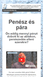 Mobile Screenshot of peneszmentesites.hu